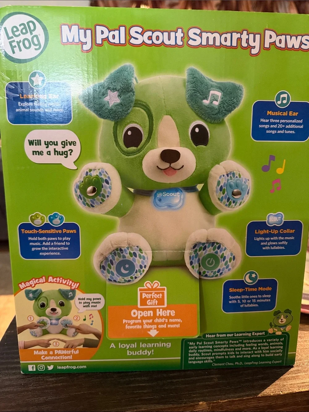 NEW My Pal Scout Smarty Paws Plush - Green